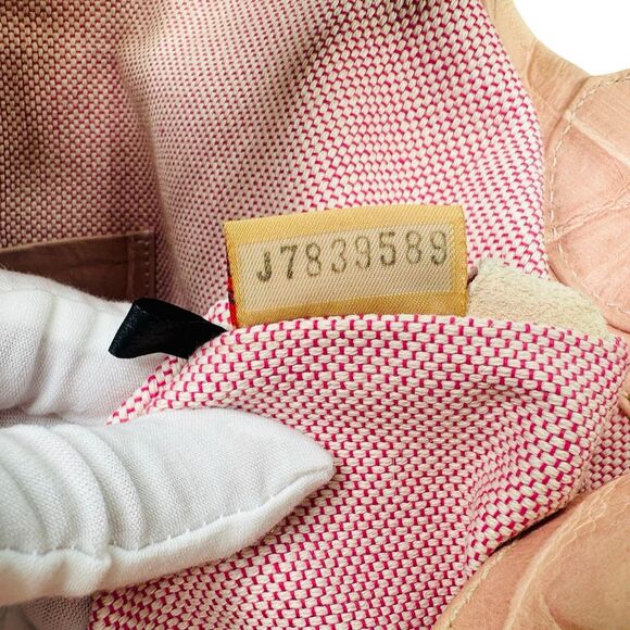 Vintage Dooney & Bourke Croc Hobo Bag - 11.5” x 4.5” x 11” - Picture 6 of 14